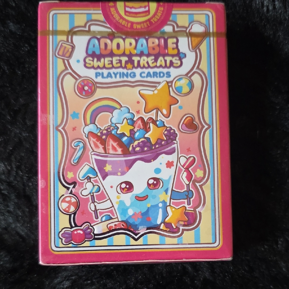 Adorable Sweet Treats Playing Cards